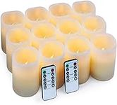 Enpornk Set of 12 Flameless Candles