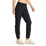 smawell Women's Convertible Cargo Hiking Pants Lightweight Quick Dry Joggers Athletic Workout Outdoor Pants, 001-black, Small