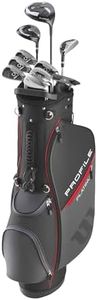 WILSON Golf Profile Platinum Package Set, Men's Right Handed, Regular Carry , Grey/Black