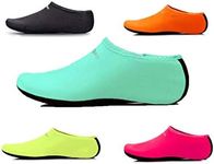Uncle Paul Water Socks - Blue Adult Indoor Sock Barefoot Beach Surf Diving Home Slipper Pool Yoga Socks for Men Women XLarge EU 39-41