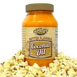Golden Barrel Butter Flavored Coconut Oil 32Oz | Gluten and Dairy-Free Non-Gmo B