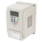 Single to 3 Phase, 4kW 220V AC Single-Phase Variable Frequency Drive Inverter, Speed Controller Inverter for 3-Phase Motor