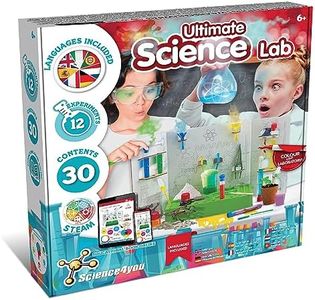 Science4you Science Lab for Kids - Make Your Own Chemistry Set, Educational Science Kits for Kids Age 6 + Science Experiments, Games, Science Toys, Science Gifts for 6 + Year Old Boys and Girls