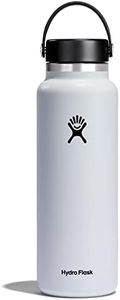 Hydro Flask Wide Mouth Bottle with Flex Cap 40 oz White