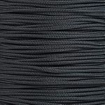 Paracord Planet 10, 25, 50, and 100 Foot Hanks of 425 Paracord (3mm) Made of 100% Nylon for Tactical, Crafting, Survival, General Use, and Much More (100 Feet, Black)