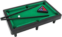 Mini Pool Table, Miniature Billiard Pool Game Set, Interactive Simulation Mini Tabletop Portable Billiards Game Pool Table for Desktop Decoration Ornament for Kids Adults Family