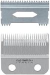 GAMMA+ Replacement Fixed Stainless Steel Taper Hair Clipper Blade with Stainless Steel Shallow Tooth 2.0 Cutter Set