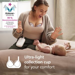 Philips Avent Hands-Free Breast Pump – Portable Electric, Quiet