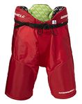 Winnwell Junior AMP500 Ice Hockey Pants - Protective Equipment for Hockey Players - Lightweight & Durable Gear for Junior Boys & Girls- Field, Ice and Street Hockey (Junior X-Large, Red)