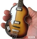 PAUL McCARTNEY Miniature Guitar Bass Hofner Beatles