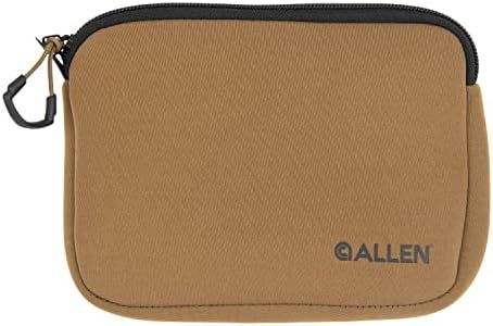 Allen Company Neoprene Pistol Pouch, Compact Handguns up to 7”, FDE