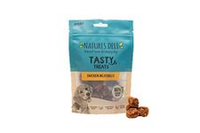 Natures Deli Chicken Balls Dog Treats, Gluten Free Low Fat Bite-size Treats for Dogs, High Protein Dog Biscuits - 100 g