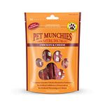 Pet Munchies Chicken and Cheese Dog Treats, Premium Dog Chews with Natural Real Meat, Low in Fat and High in Protein 100g