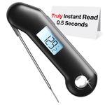 ThermoMaven F1 Turbo Meat Thermometer Digital - 3X Faster 0.5s Instant Read, Food Cooking Thermometer Precise ±0.3℃, IP67 Waterproof Magnetic, Brighter Backlight, Bottle Opener for Kitchen BBQ Grill