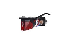 Ortofon 2M Red Premounted - 2M Red Pickup Mounted on SH-4 Black Headshell | Easy Mounting on S-shaped Tonarms | Red/Black