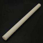 Wear Resistant Plastic Round Nylon Rod Rubber Discs White Bar 35mm Diameter 500mm Length