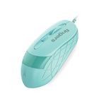 FINGERS SuperHit Wired Mouse with Advanced Optical Technology (Lightweight | Trendy Dual-Tone Design | Works Well with Windows®, macOS, Linux) (Sea Blue)