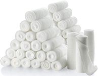 Gauze Bandage Rolls - 4 Yards Per Roll of Sterile Medical Grade Gauze Bandage and Stretch Bandage Wrapping for Dressing All Types of Wounds and First Aid Kit by MEDca, (4" Pack of 48)