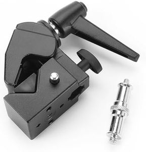 PHOCUS Multi-Function Super Clamp with Standard Stud for Photography Studio Video Camera Lighting