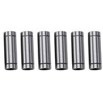 Hilitand 6pcs LM8LUU Long Linear Ball Bearings Double Sealed Bushing for 8mm Rod 3D Printer CNC Parts