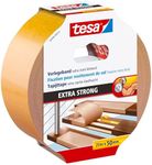 tesa Flooring Tape Extra Strong Adhesive - Double Sided Adhesive Tape for Laying Carpet and PVC Flooring - Double Sided Adhesive - 25 m x 50 mm