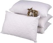 ARLINENS Pillows 8 Pack Hotel Quality Extra Soft Filling Hollow Fiber Filled Quilted Pillows-Bounce Back Bed Pillows- For Side, Stomach And Back Sleeper Anti Allergy Pillow Standard Size 74cm x 48cm