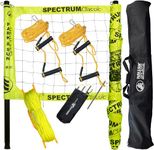 Park & Sun Sports Spectrum Classic: Portable Professional Outdoor Volleyball Net System, Yellow