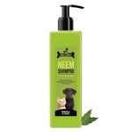 Dogz & Dudez Natural Neem Anti Tick and Flea Dog Shampoo 200ml | for All Types of Dog & Cat Shampoo | Anti Itch Shampoo for Dog with Neem and Lemongrass | Paraben Free, Ph Balanced, Cruelty Free