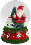 Gnometastic Gnomes Christmas Snow Globes for Adults - Holiday Double Bird Middle Finger Gnome, Funny White Elephant Gift & Gnome Decor - Mini Snow Globe 3.2in x 4in H