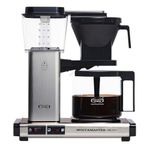 Moccamaster KBG Select, Filter Coffee, Coffee Makers, Brushed, UK Plug, 1.25 Liters