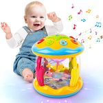 m zimoon Baby Toys 6 to 12 Months, Ocean Projector Light Up Toys with Music, Sensory Toys for 1 2 3 Year Old Boys Girls, Musical Toys 12-18 Months Crawling Learning Tummy Time Toys 1st Birthday Gifts