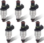 EVERESTWAY Flow Matched Fuel injectors Set of 6 Compatible for 1985-1993 Ford 2.3 2.9 3.0 3.8 4.9 5.0 EV1 Replaces F47E-A2E