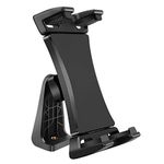 IPad Tripod Mount Adapter 360 Degree Rotatable Universal Tablet Clamp Holder for iPad Pro 12.9 11 10.5, iPad Air Mini, Surface Tab, Galaxy Tab and 3.5 to 13.5in Phone Tablet, for Tripod, Monopod