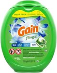 Gain flings! Liquid Laundry Detergent Pacs, Blissful Breeze, 96 Count