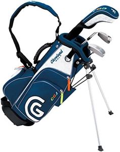 Dunlop Cleveland Golf Cleveland Golf Junior Small (Set of 3) for 3-6 Years (90cm-110cm), Lie Angle: 60°(I#7), Blue