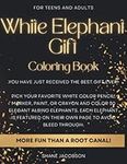 White Elephant Gift Coloring Book: 