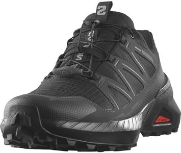 Salomon Men's SPEEDCROSS PEAK CLIMASALOMON WATERPROOF™ Trail Running Shoes for Men, Black / Black / Phantom,10.5