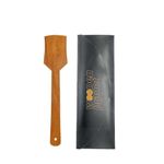 WOODEN PLANET Kerala Teak Wood Compact Flip/Spatula/Ladle for Cooking - Making Soup & Vegatable/Dosa/Chapati/Roti Palta | Premium Wooden Kitchen Tool | Handmade Spoon - No Polish, Cookware (30 x 7 cm)