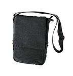 Rothco Vintage Canvas Tech Bag (Black, One Size)