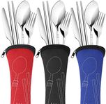 Arroyner 3 Pack Reusable Flatware S