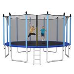 Giantex Trampoline, 16Ft ASTM Certified Approved Recreational Trampolines with Enclosure Net, Outdoor Large Trampoline for Adults Kids