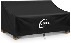 Kipiea Patio Sofa Cover, Heavy Duty Outdoor Couch Covers Waterproof Winter, 3-Seat Patio Furniture Cover Loveseat, Outdoor Sofa Covers with Anti UV and No Tears, No Fading (102"W x 34"D x 31"H)