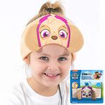 CozyPhones Paw Patrol Kids Headphones by - Volume Limited with Thin Speakers & Super Soft Stretchy Headband - Perfect Toddlers & Children's Earphones for School, Home & Travel – Skye