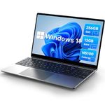 15.6" Laptop 12GB RAM+256GB SSD by ALLDOCUBE GTBook 15, Windows 11 System, Intel Celeron N5100 Quad-core Chip, FHD IPS 1920x1080 Display, Dual Microphone & Speaker, 2.4G+5G WiFi, 10000mAh Battery