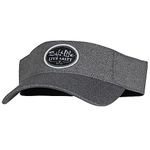 Salt Life Men's Reset Visor Hat, Charcoal, One Size