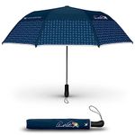 Weatherman Umbrella - Arnold Palmer Compact Collapsible Umbrella for Car and Backpack - Windproof Umbrella Resists Up to 88 KPH Winds - Protection Umbrella from Wind, Rain & Sun (High Flyer)