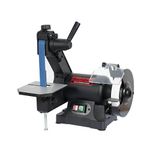 Bucktool 250W Bench Belt Grinder Combo, 25.4x762MM Belt & 150mm Grinder, Bench Belt Disc Sander Combo for Knife Making, Sharpening, Woodworking, Metalworking