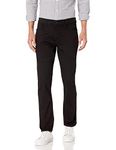 Tommy Hilfiger Men's Straight Fit Stretch Jeans, Black, 34W x 34L