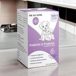 The K9 Store Prebiotics & Probiotics for Dogs & Cats - Dog Gut Health Supplement - Dog Diarrhea Medicine - Pro Belly for Dogs Gut - Dog Supplement Powder - Probiotic for Cat - 10 SACHETS