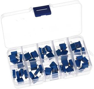 AZDelivery 3296W Potenziometro Set – 12 Valori, 60 Pezzi (da 500 a 1 M?) – Potenziometro lineare ad alta precisione per progetti elettronici – Contiene 1K, 10K, 100K Ohm e altro ancora